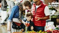 Tomaten op een boerenmarkt